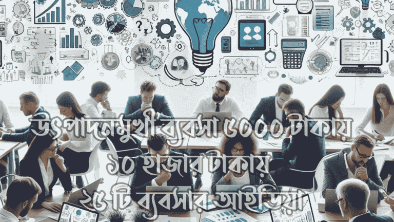 উৎপাদনমুখী ব্যবসা ৫০০০ টাকায়