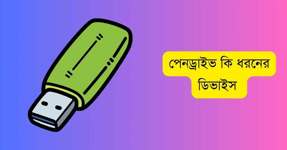 পেনড্রাইভ কি ধরনের ডিভাইস