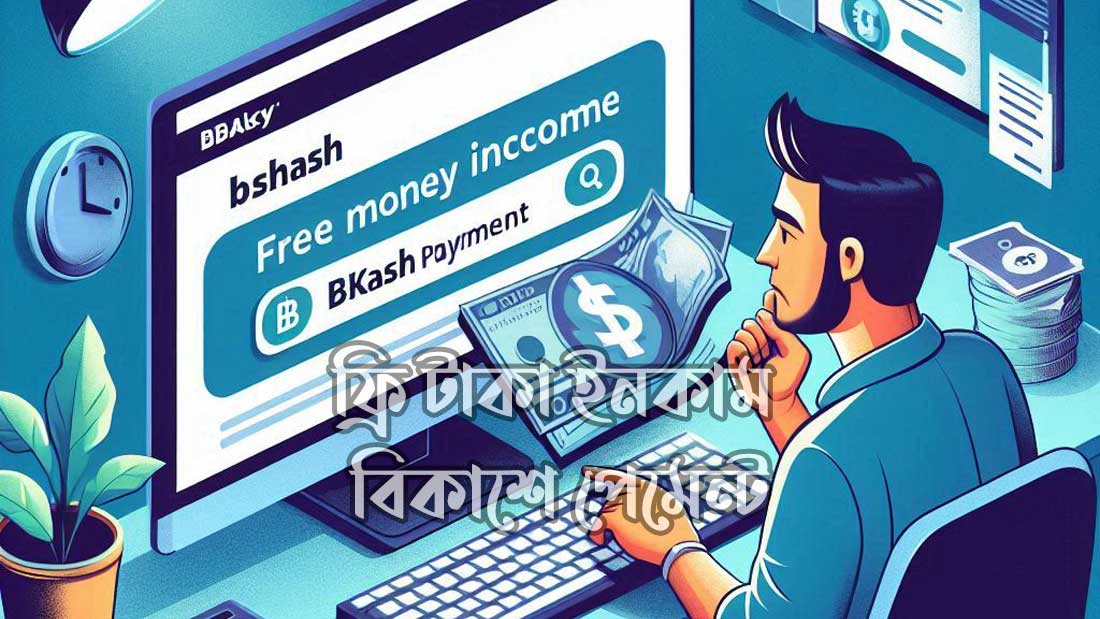 ফ্রি টাকা ইনকাম বিকাশে পেমেন্ট