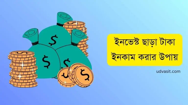 ইনভেস্ট ছাড়া টাকা ইনকাম করার উপায়