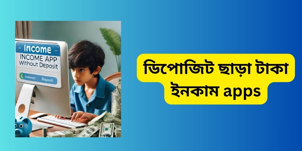 ডিপোজিট ছাড়া টাকা ইনকাম apps
