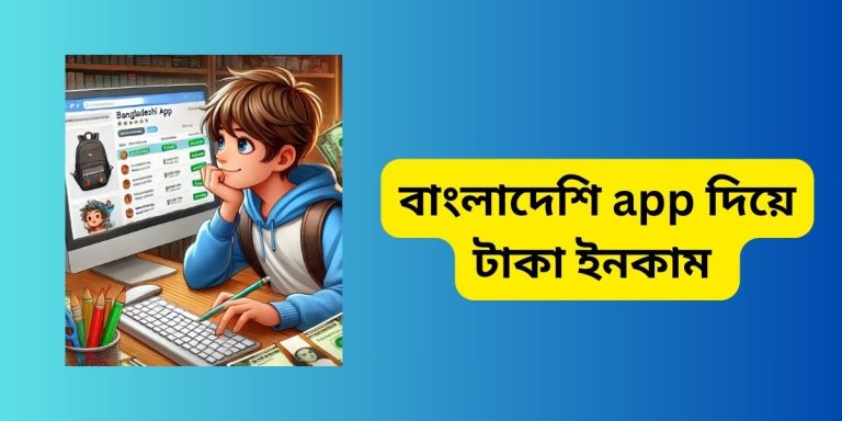 বাংলাদেশি app দিয়ে টাকা ইনকাম