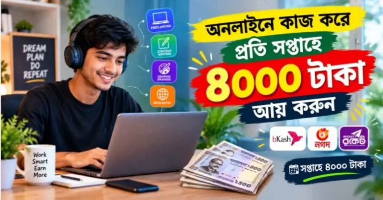 প্রতি সপ্তাহে 4000 টাকা পর্যন্ত আয় করুন