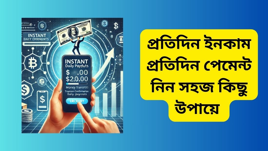 প্রতিদিন ইনকাম প্রতিদিন পেমেন্ট