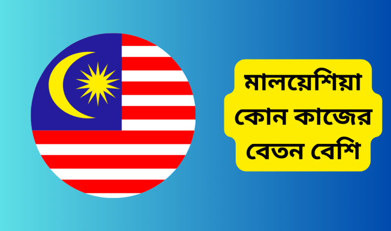 মালয়েশিয়া কোন কাজের বেতন বেশি