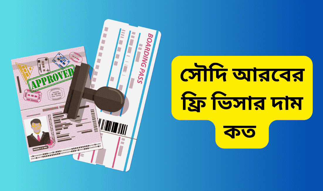 সৌদি আরবের ফ্রি ভিসার দাম কত - সৌদি ভিসা প্রসেসিং খরচ