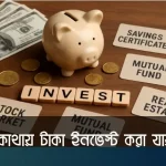 কোথায় টাকা ইনভেস্ট করা যায়