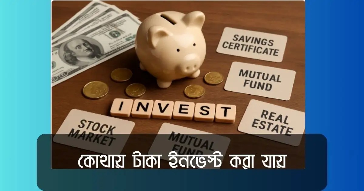 কোথায় টাকা ইনভেস্ট করা যায়
