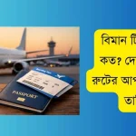 বিমান টিকেট মূল্য কত? দেশি-বিদেশি রুটের আপডেট ভাড়ার তালিকা