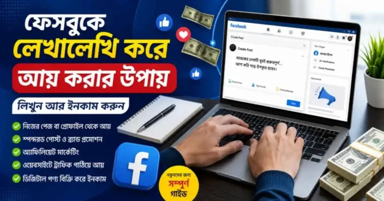 ফেসবুকে লেখালেখি করে আয় করার উপায়