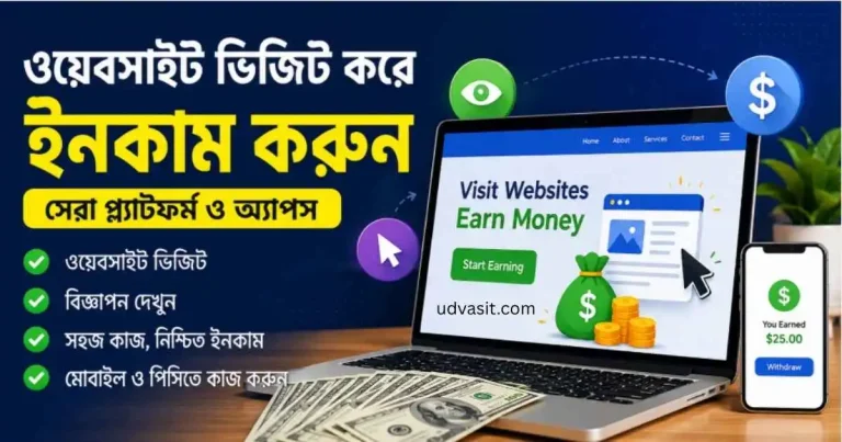 ওয়েবসাইট ভিজিট করে ইনকাম