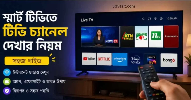 স্মার্ট টিভিতে টিভি চ্যানেল দেখার নিয়ম: বাংলা টিভি চ্যানেল লাইভ app