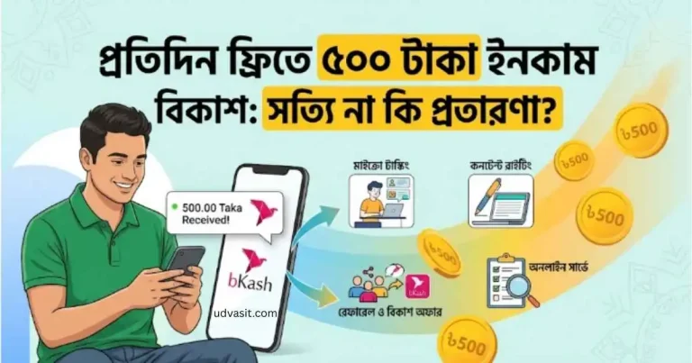 প্রতিদিন ফ্রিতে 500 টাকা ইনকাম বিকাশ পেমেন্ট নিন
